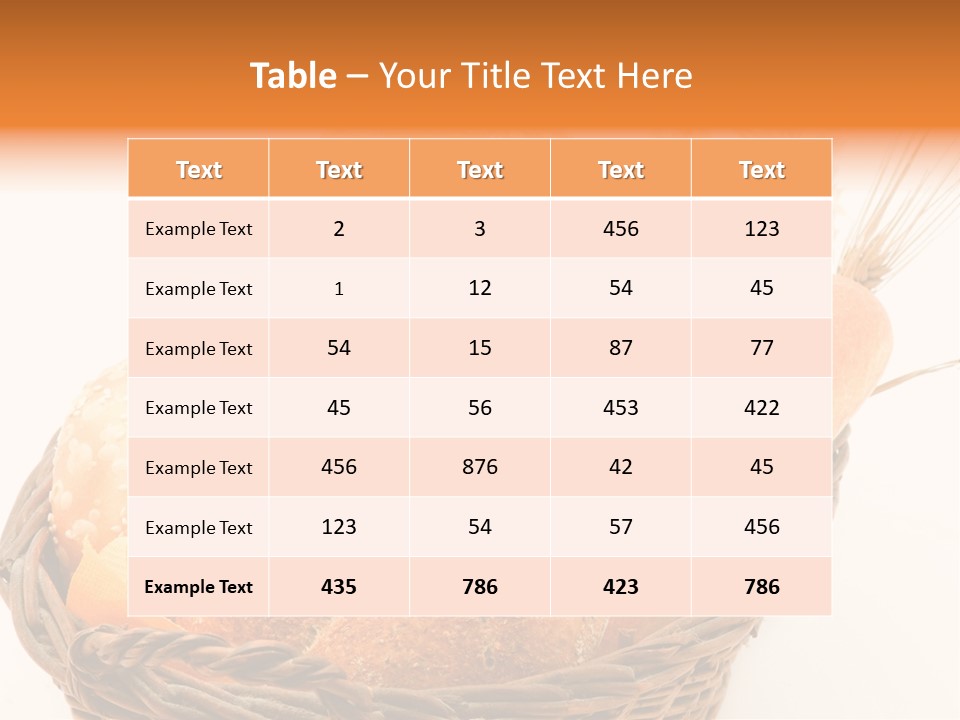 Bun Isolated Diet PowerPoint Template