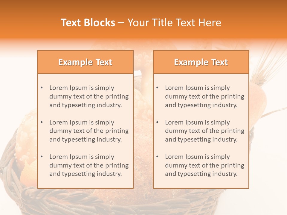 Bun Isolated Diet PowerPoint Template