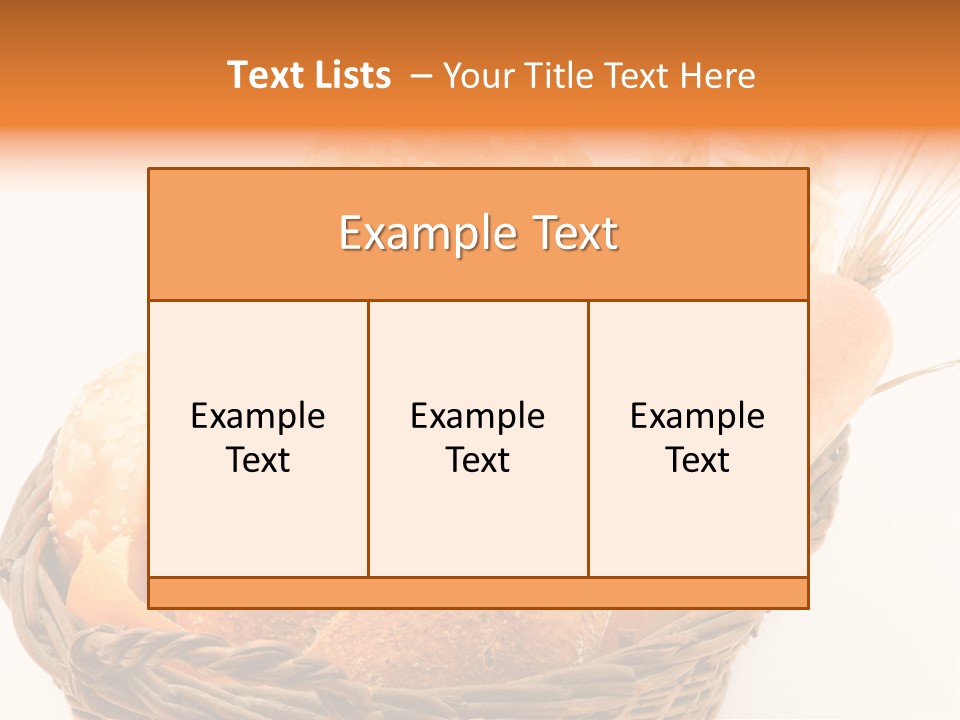 Bun Isolated Diet PowerPoint Template