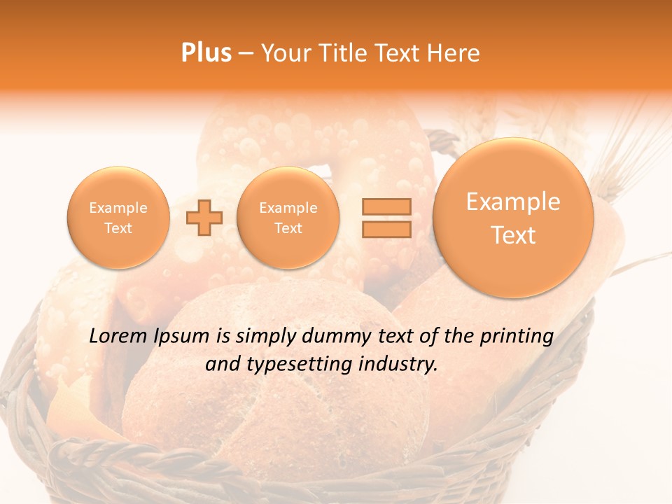 Bun Isolated Diet PowerPoint Template