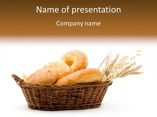 Bread Healthy Breakfast PowerPoint Template