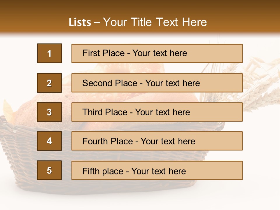 Bread Healthy Breakfast PowerPoint Template