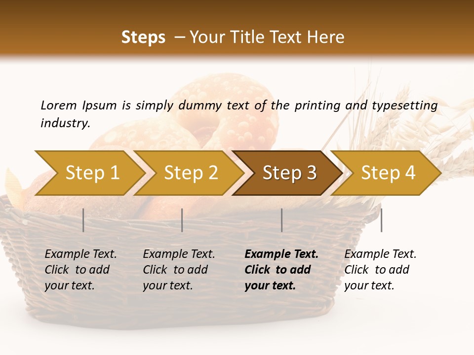 Bread Healthy Breakfast PowerPoint Template