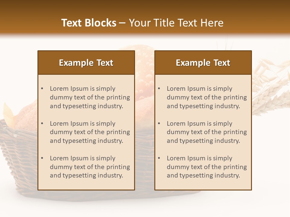 Bread Healthy Breakfast PowerPoint Template