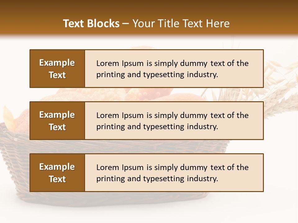 Bread Healthy Breakfast PowerPoint Template