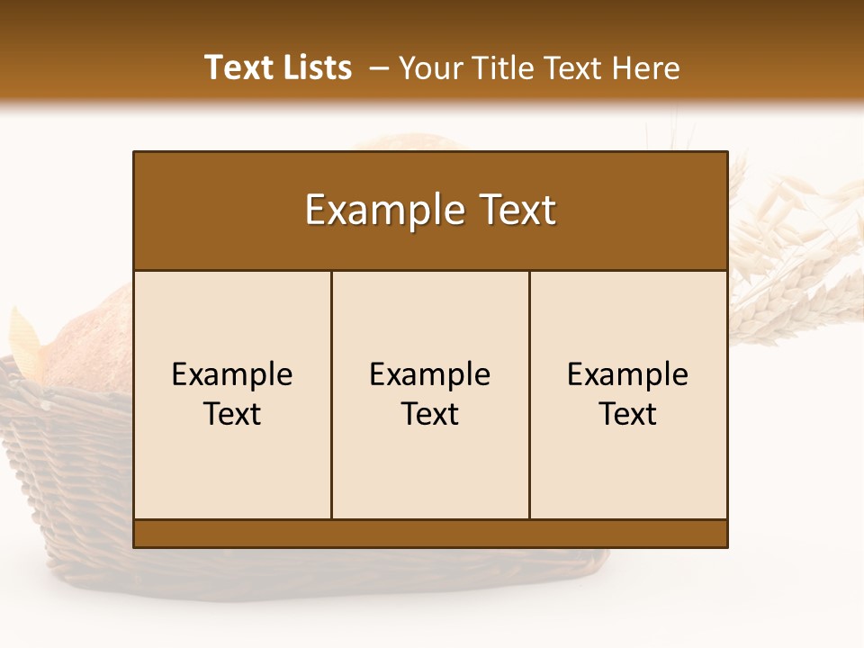 Bread Healthy Breakfast PowerPoint Template