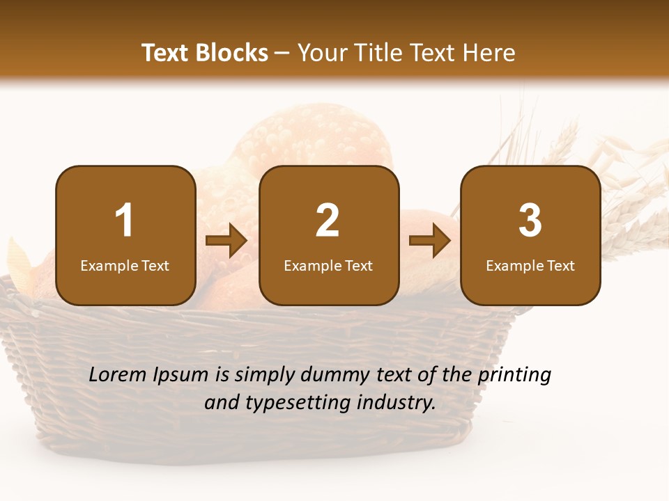 Bread Healthy Breakfast PowerPoint Template