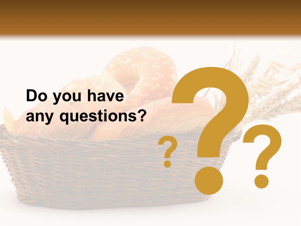 Bread Healthy Breakfast PowerPoint Template