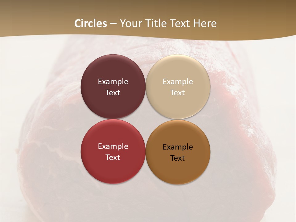 Freestanding Meat Type PowerPoint Template