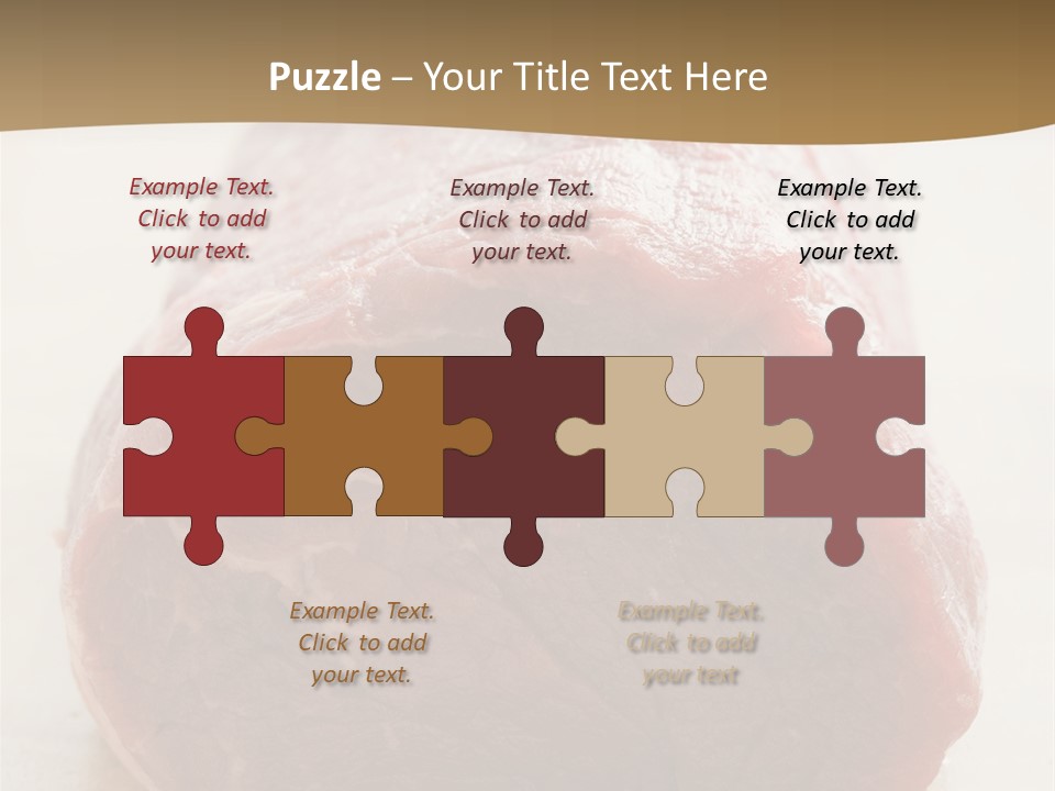 Freestanding Meat Type PowerPoint Template