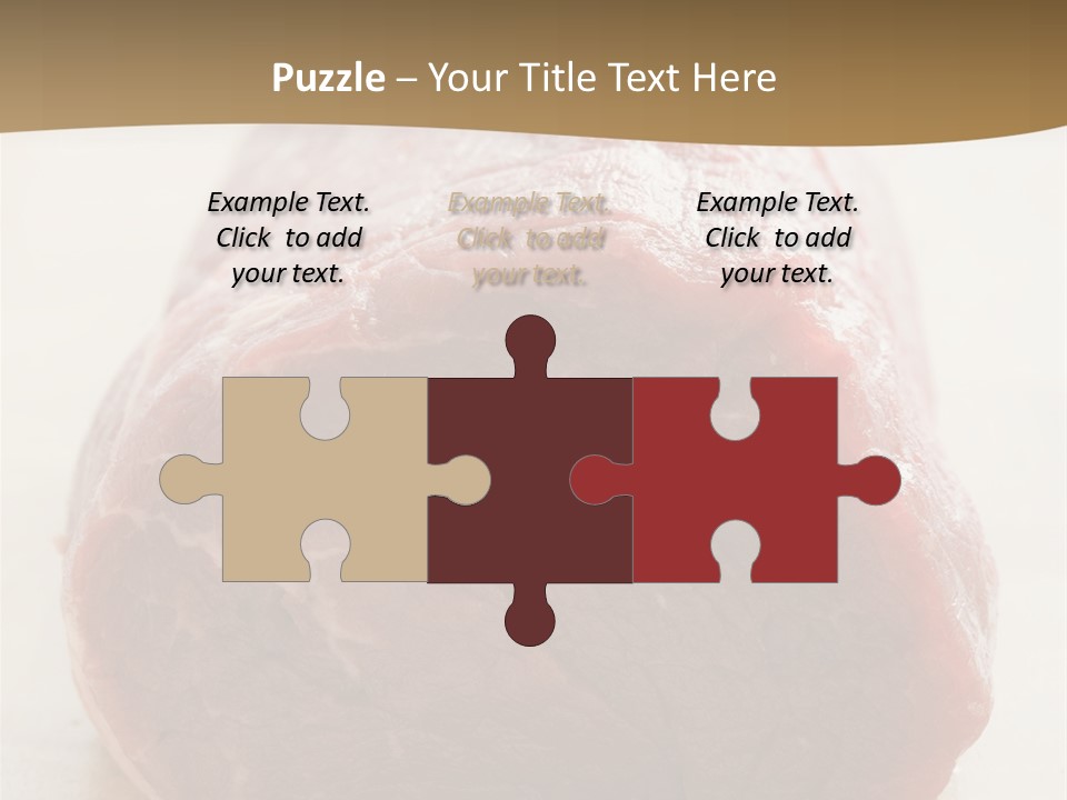 Freestanding Meat Type PowerPoint Template