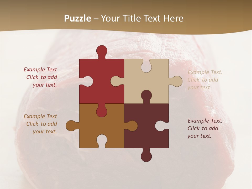 Freestanding Meat Type PowerPoint Template