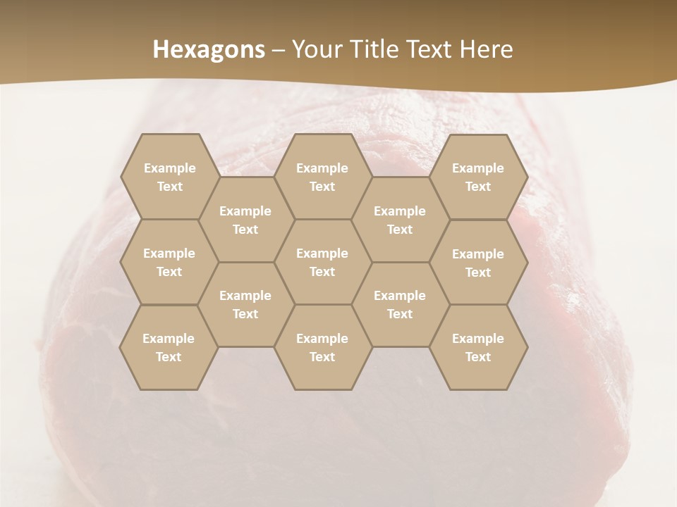 Freestanding Meat Type PowerPoint Template