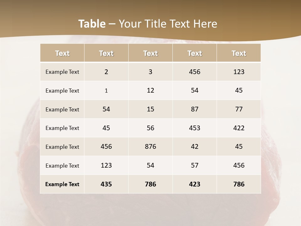 Freestanding Meat Type PowerPoint Template
