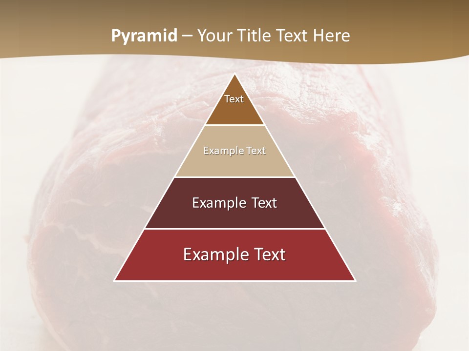 Freestanding Meat Type PowerPoint Template