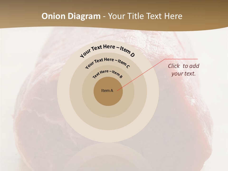 Freestanding Meat Type PowerPoint Template