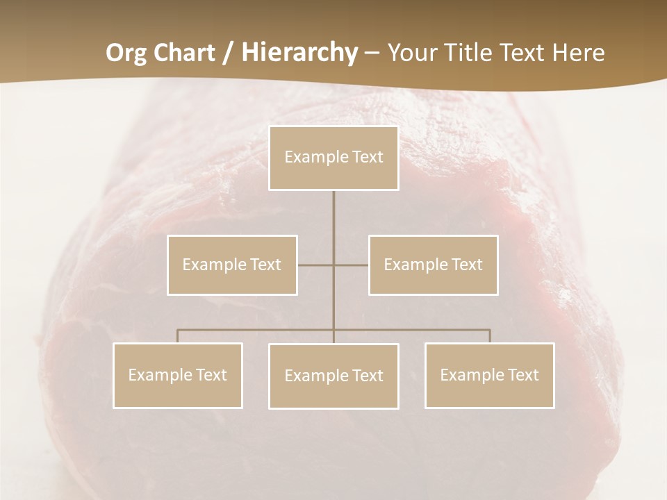 Freestanding Meat Type PowerPoint Template
