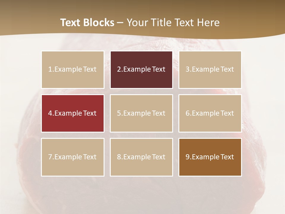 Freestanding Meat Type PowerPoint Template