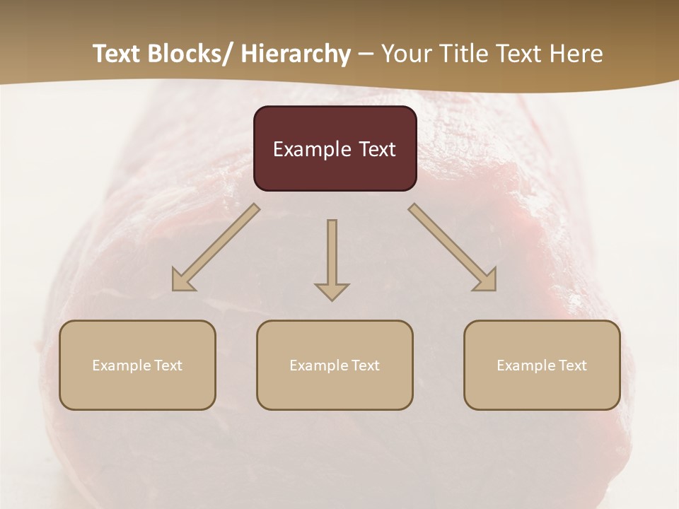 Freestanding Meat Type PowerPoint Template