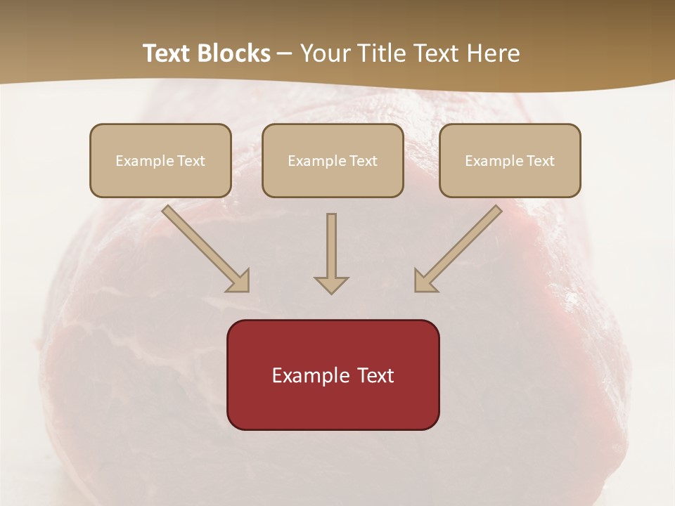 Freestanding Meat Type PowerPoint Template