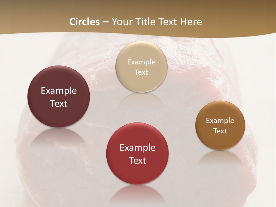 Freestanding Meat Type PowerPoint Template