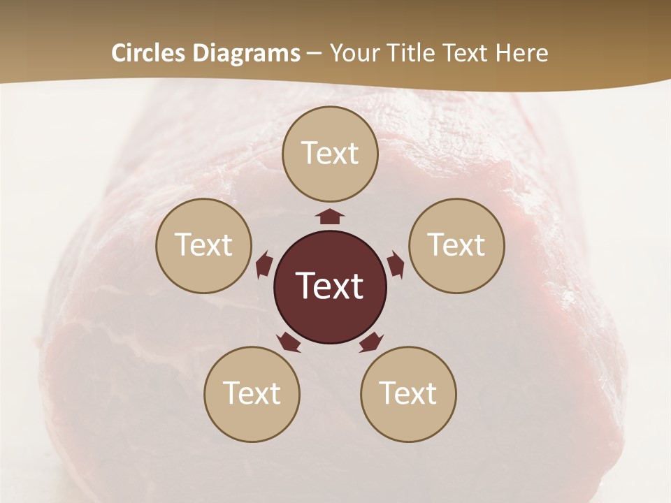 Freestanding Meat Type PowerPoint Template
