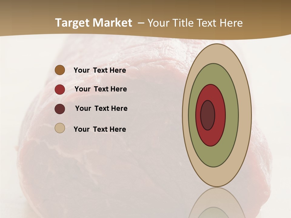 Freestanding Meat Type PowerPoint Template
