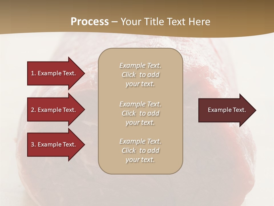 Freestanding Meat Type PowerPoint Template