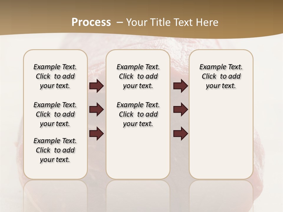 Freestanding Meat Type PowerPoint Template