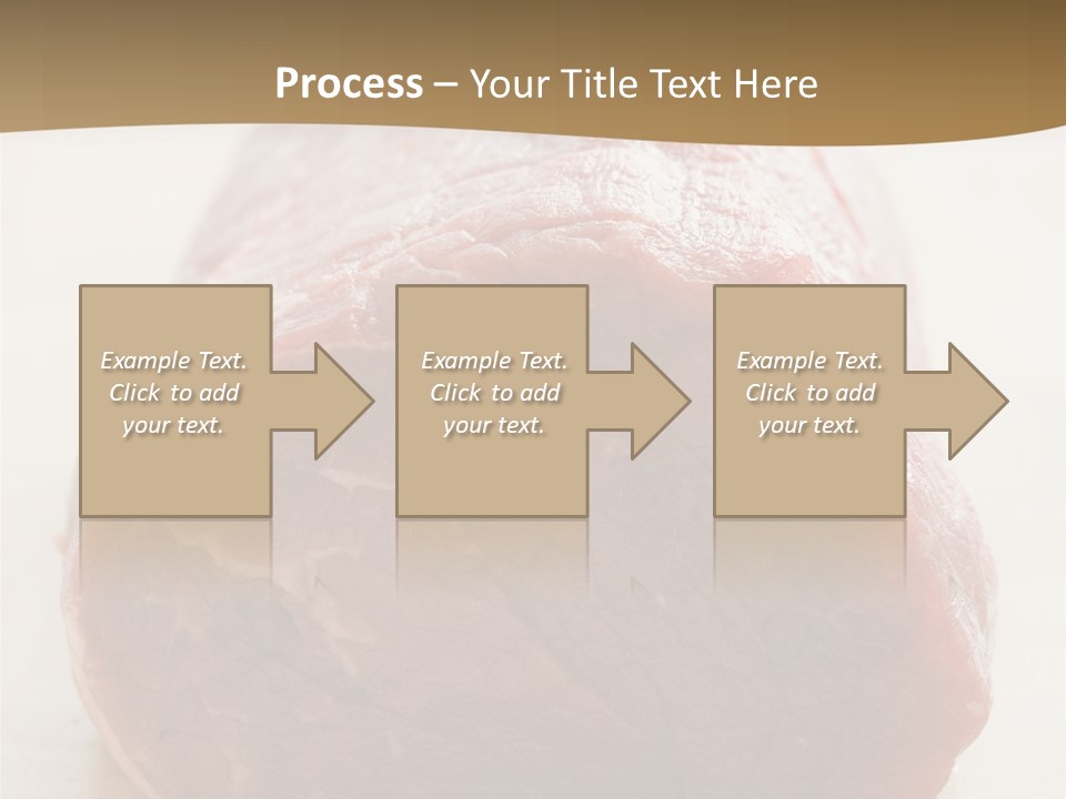 Freestanding Meat Type PowerPoint Template