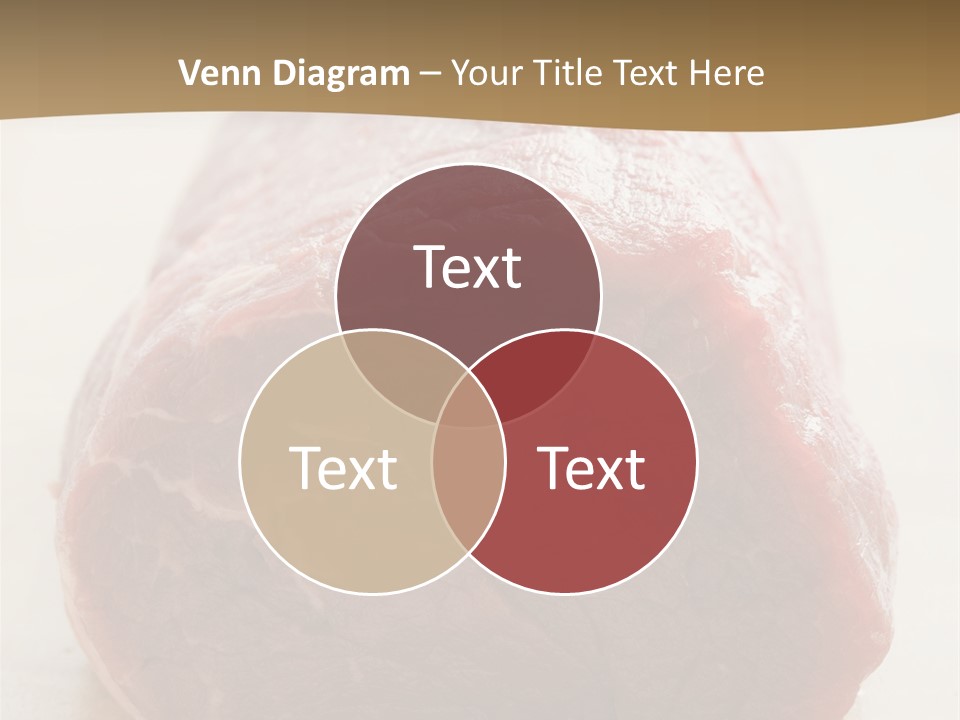 Freestanding Meat Type PowerPoint Template