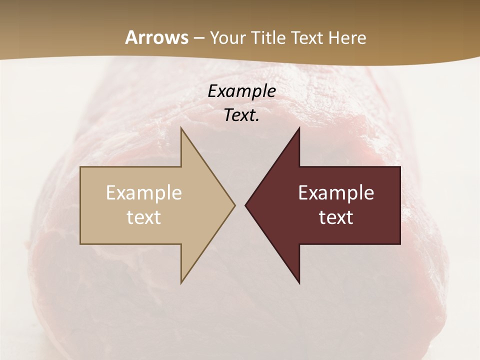 Freestanding Meat Type PowerPoint Template