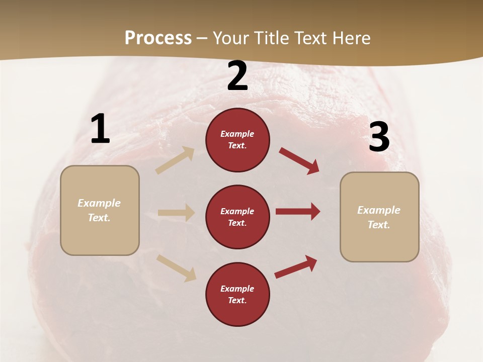 Freestanding Meat Type PowerPoint Template