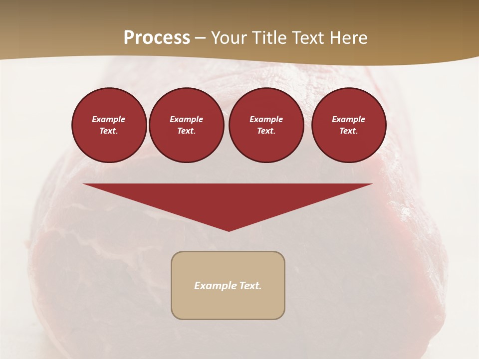 Freestanding Meat Type PowerPoint Template