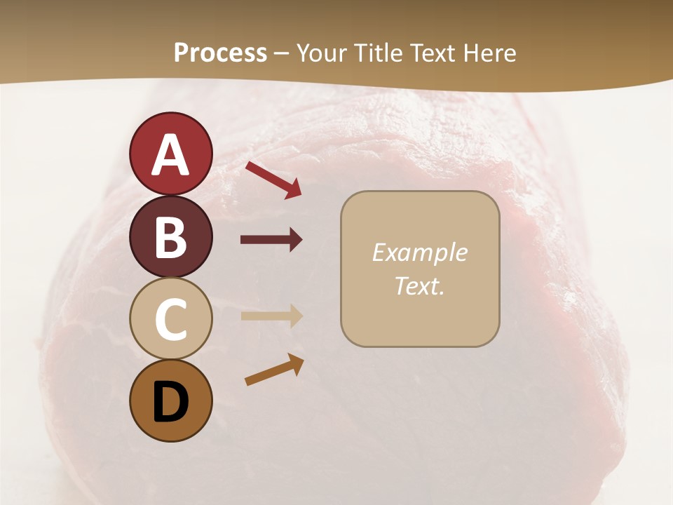 Freestanding Meat Type PowerPoint Template