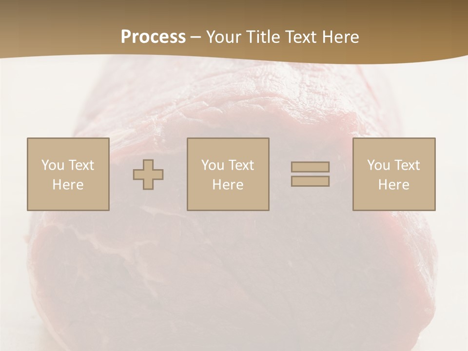 Freestanding Meat Type PowerPoint Template