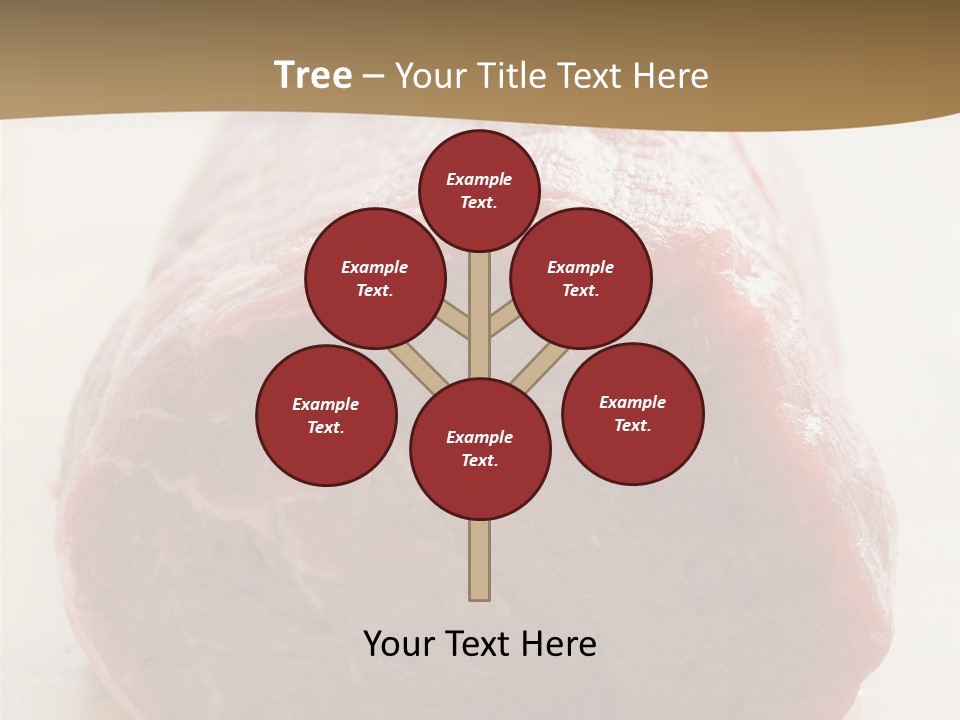 Freestanding Meat Type PowerPoint Template
