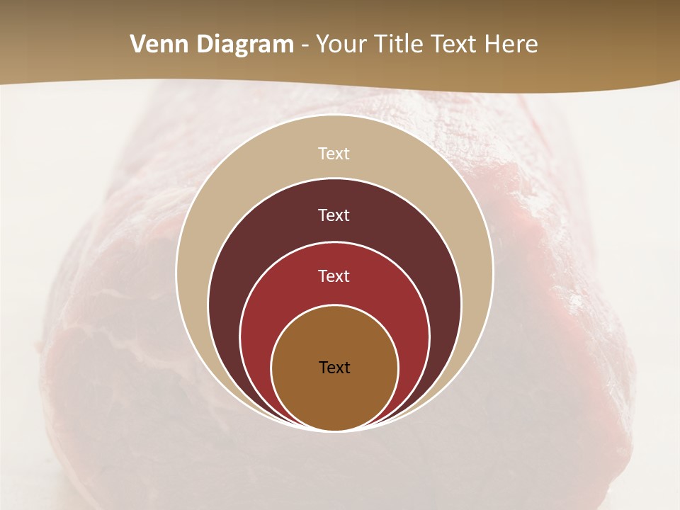 Freestanding Meat Type PowerPoint Template