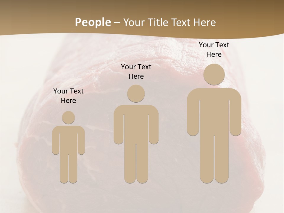 Freestanding Meat Type PowerPoint Template