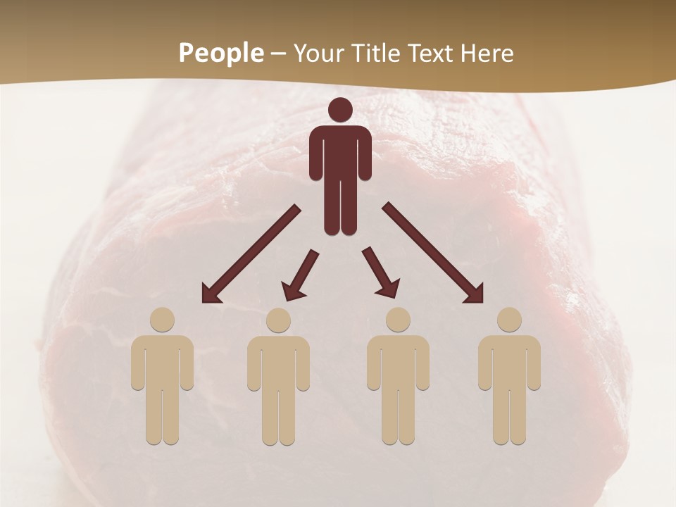 Freestanding Meat Type PowerPoint Template