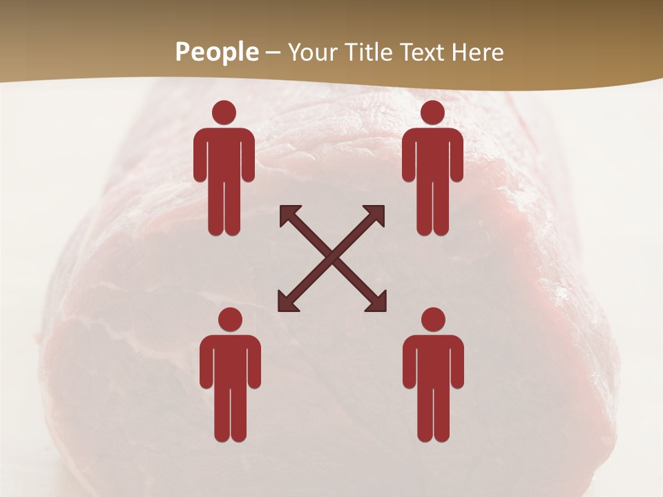 Freestanding Meat Type PowerPoint Template