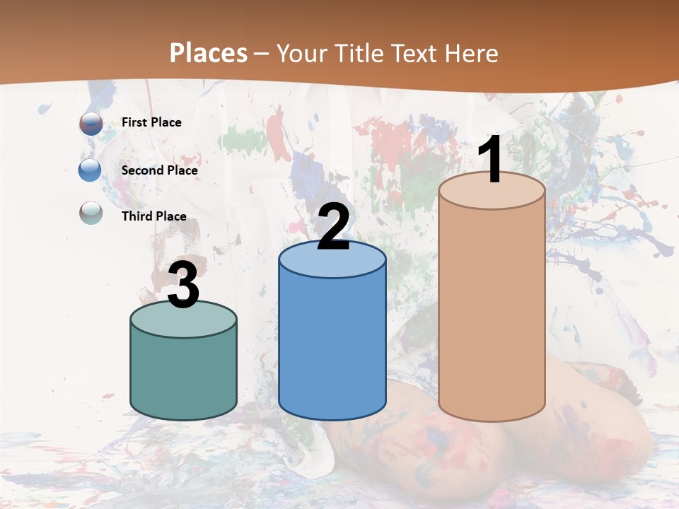 People Paint Cute PowerPoint Template