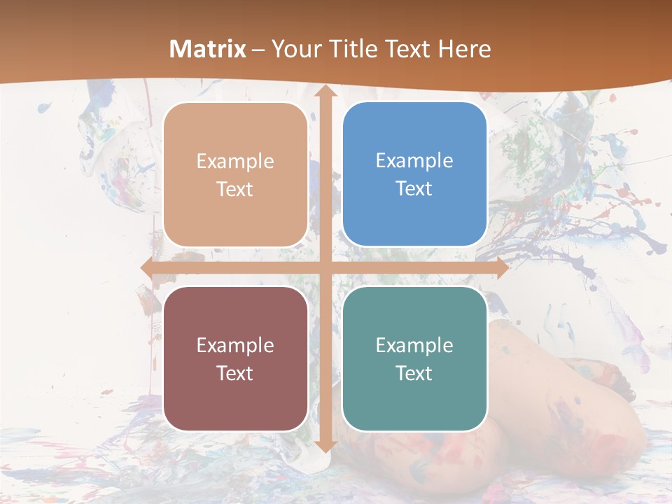 People Paint Cute PowerPoint Template