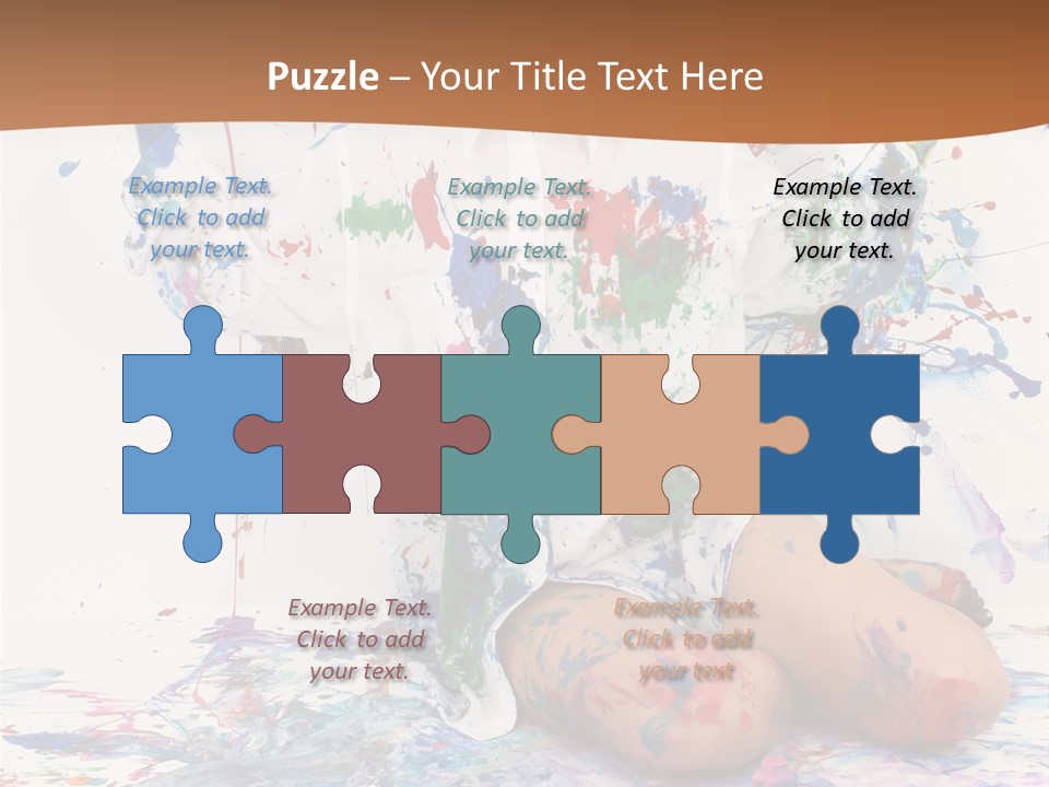 People Paint Cute PowerPoint Template