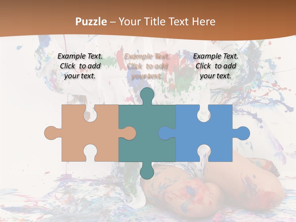 People Paint Cute PowerPoint Template