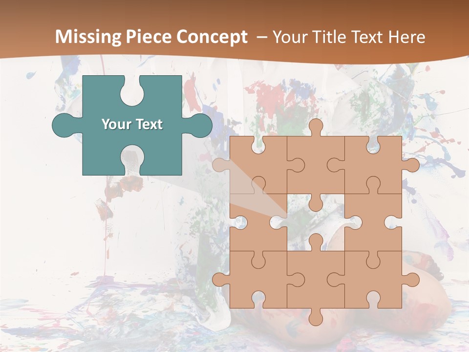 People Paint Cute PowerPoint Template