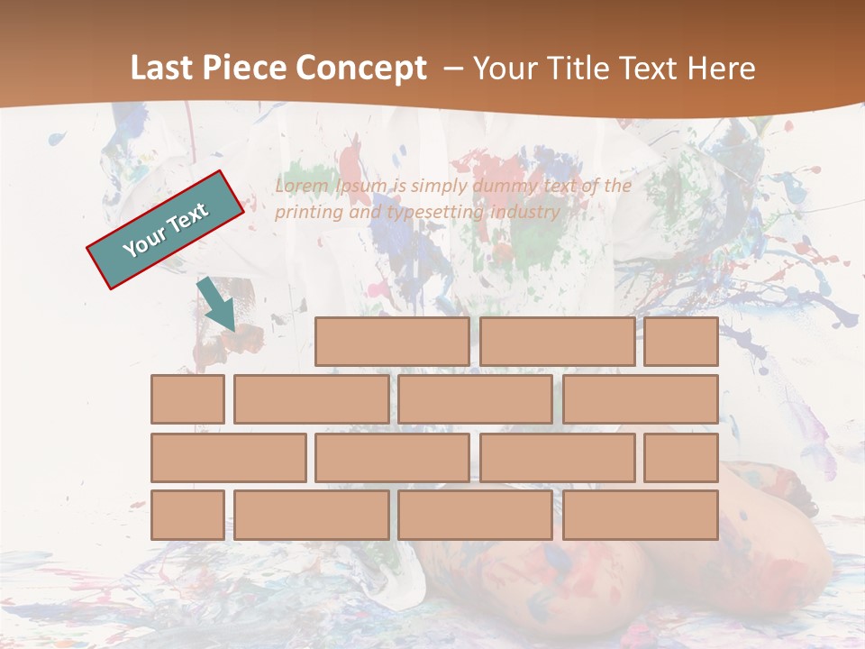 People Paint Cute PowerPoint Template