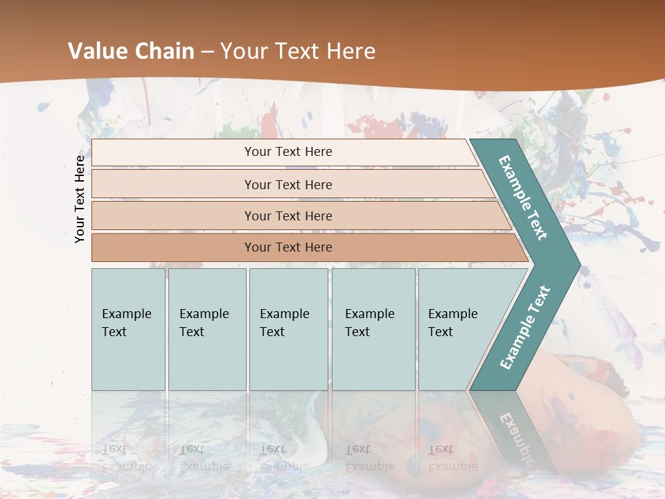 People Paint Cute PowerPoint Template