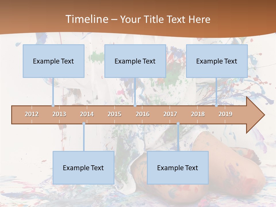 People Paint Cute PowerPoint Template