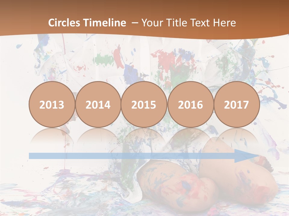 People Paint Cute PowerPoint Template